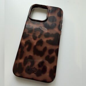 iPhone 16 Pro Max. Velvet Caviar Brown Leopard Phone Case